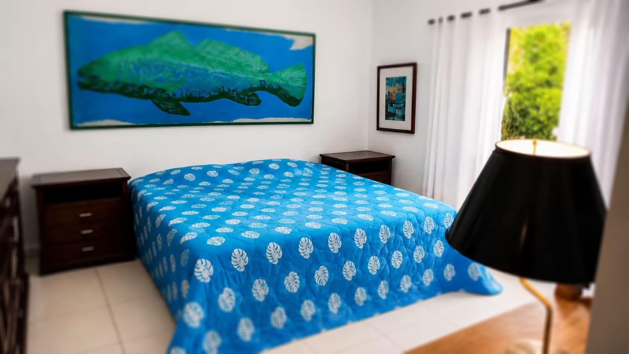 Quarto acolhedor da Villa Águas